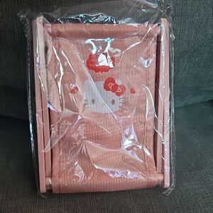 Hello Kitty Pink Mini Folding Chair Cell Phone Holder